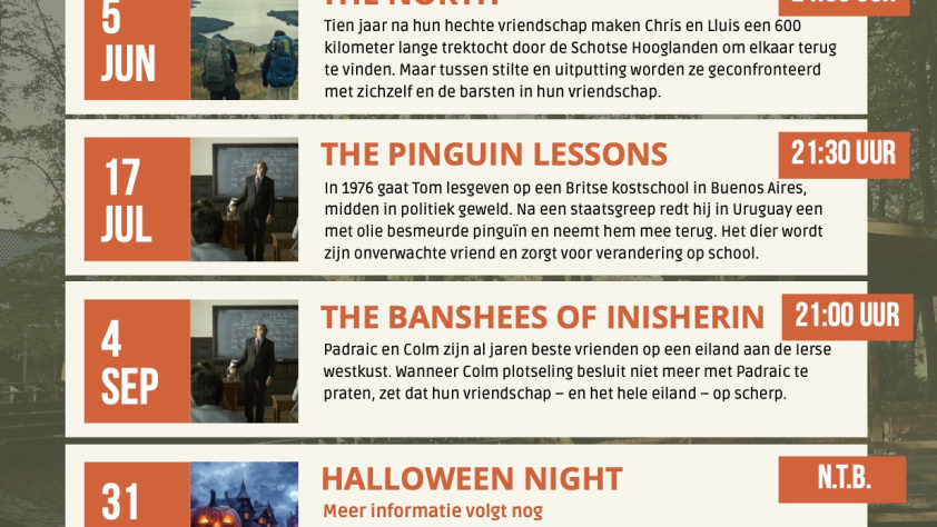 Filmprogramma Amfitheater